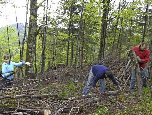 Einsatz rund um den Khlgarten   | Foto: Privat