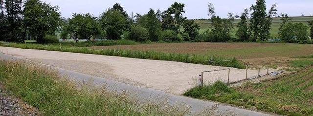 Angrenzend an das bestehende Vereinsge...rhlt auch eine Flutlichtbeleuchtung.   | Foto: Frey