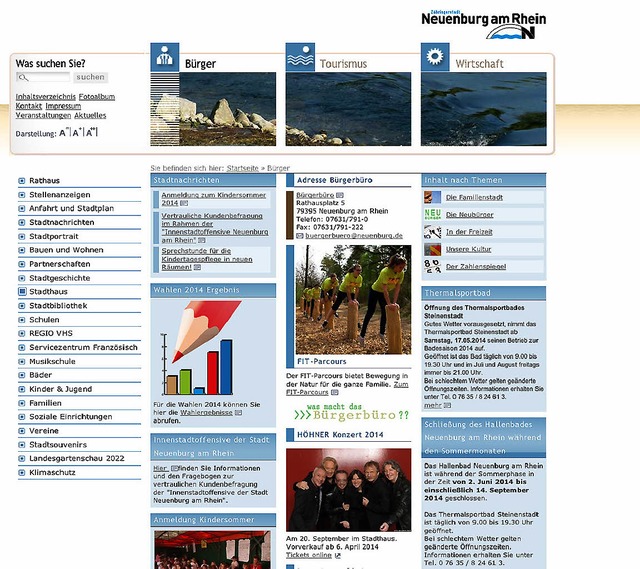 Die 2009 freigeschaltete Homepage der ...h eine neuere Version abgelst werden.  | Foto: Screenshot/Mnch