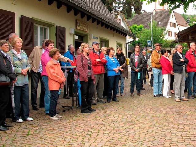 Auftakt der  Mundarttage in Bad Bellingen  | Foto: Jutta Schtz