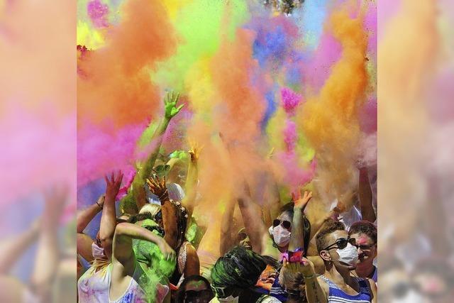 Farbfestival Holi setzt auf Musik