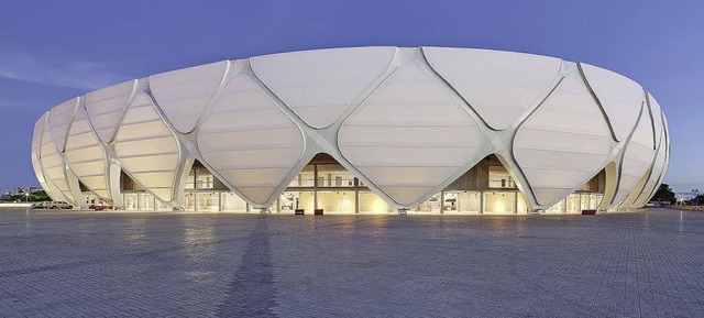 Ein Ufo? Nein, die Arena da Amaznia in Manaus   | Foto: Michael Kuhn (gmp-Architekten)