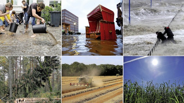 Mgliche Folgen des Klimawandels in De... trockene Sommer mit schlechten Ernten  | Foto: dpa