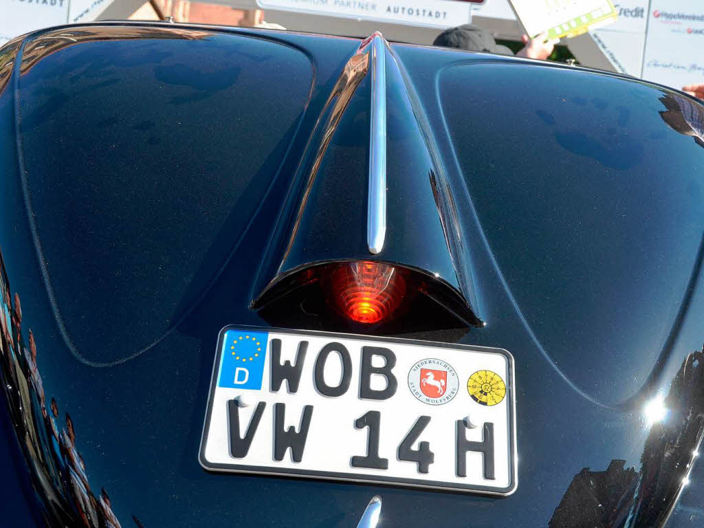 Ein schner Rcken kann auch entzcken: VW-Kfer-Cabrio aus den 50er Jahren
