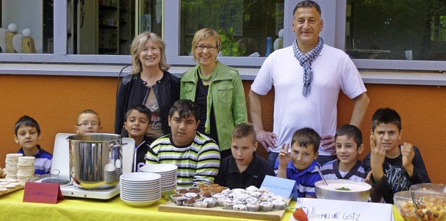 Ein Obst-und-Gemse-Buffet fr die ganze Schulgemeinschaft   | Foto: privat