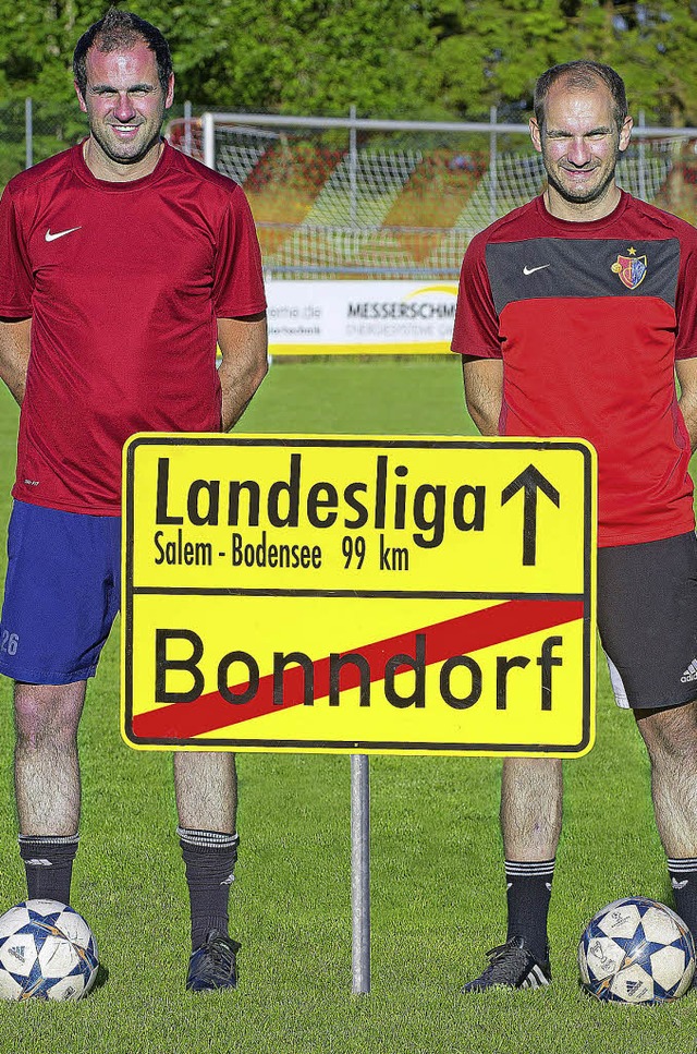 Ein erfolgreiches Trainerduo: die Brder  Michael (links) und Benjamin Gallmann.  | Foto: Wolfgang Scheu