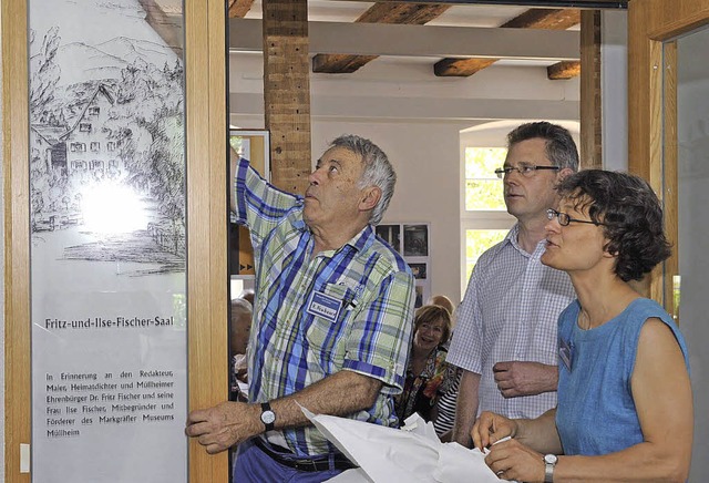 Helmut Neubauer, Gnter Danksin und Ul...le den ganzen Tag ber reger Betrieb.   | Foto: Volker Mnch