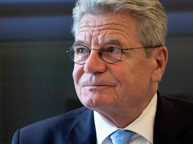 Der deutsche Bundesprsident Joachim Gauck  | Foto: AFP