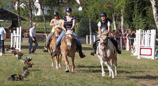 Bauern- und Ponyrennen zum Abschluss v...r des Reit- und Zuchtvereins Weisweil.  | Foto: Ilona Hge
