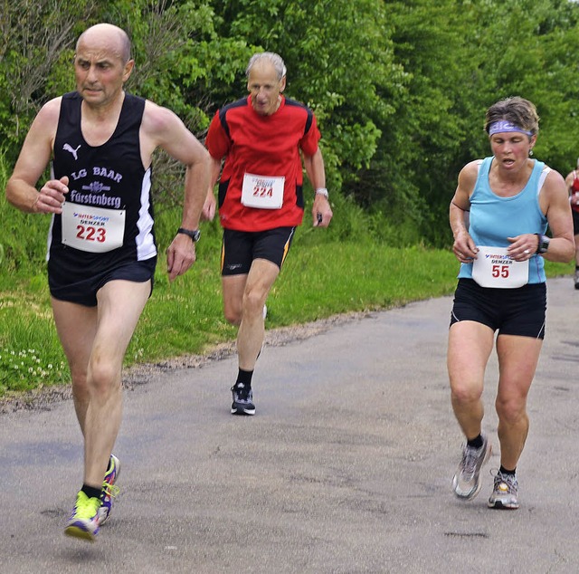 Als Drittschnellste berraschte die Bu...) beim 37. Volkslauf in Wolterdingen.   | Foto: junkel