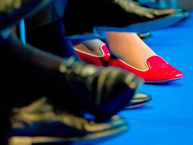 Frauenschuhe: Im Kreistag in der Orten... es sie auch nach der Wahl nur selten.  | Foto: dpa