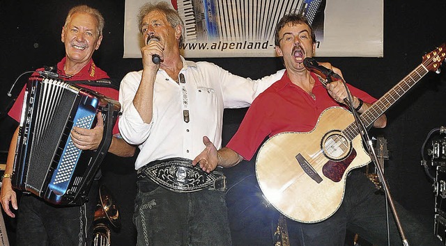 Rudi Exenberger, Sepp Silberberger und...anderem als Alpenrocker (Bild rechts)   | Foto: Stefan Pichler