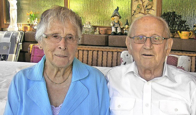 Am  heutigen Mittwoch feiert  Max  Gan...ber die diamantene  Hochzeit freuen.   | Foto: ingeborg grziwa