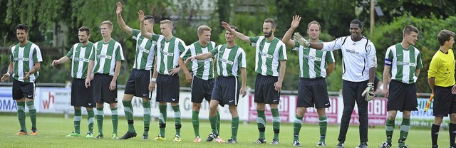 Hallo Landesliga, wir kommen! Vor der ...inken. Jetzt steht ihr Aufstieg fest.   | Foto: Achim Keller