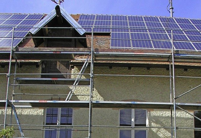 Denkmalschutz und/oder Solarenergie ist die Frage.   | Foto: Ilona hge