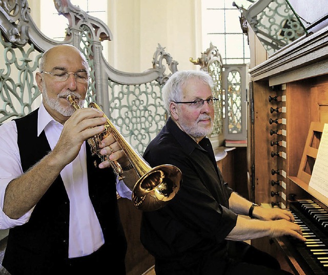 Claude Rippas (links) und Friedrich Frschle in St. Landelin  | Foto: sandra decoux-kone