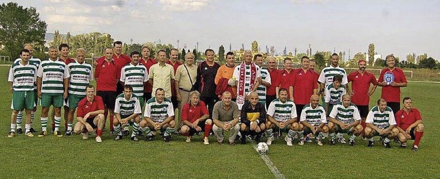 AH-Spieler des SV Malsburg und vom  FC... ihrer letzten Begegnung in Bulgarien.  | Foto: privat