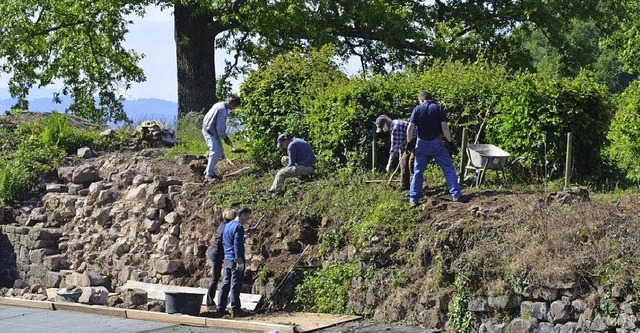 Karin Ritter, Birgit Spicker, Markus R...die Hochburg ehrenamtlich im Einsatz.   | Foto: Sparkasse