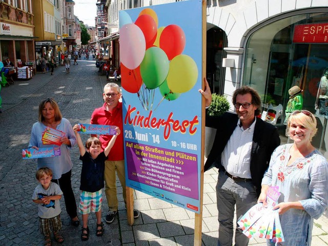 Sie organisieren das Kinderfest ehrena...den Metzger-Shnen Kilian und Hendrik.  | Foto: Bastian Henning