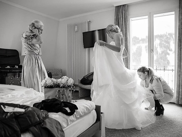 Eine Hochzeit vorzubereiten, ist eine ...bst zur weiteren Untersttzung dabei.   | Foto: Fotos: Dominic Rock