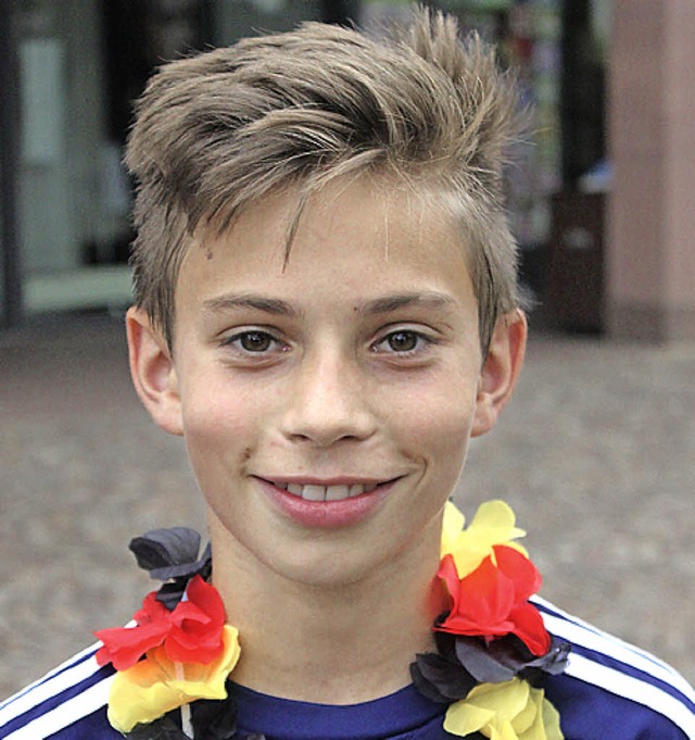 Daniel Feser (12 Jahre) aus Gundelfing...heinlich bis ins Viertelfinale.&#8220;  | Foto: Redaktion Breisgau