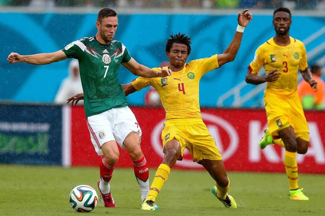 Kamerun verliert gegen Mexiko 0:1.  | Foto: dpa
