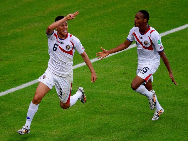 3:1 gegen Uruguay: Costa Rica feierte ...chungssieg &#8211; und will noch mehr.  | Foto: AFP