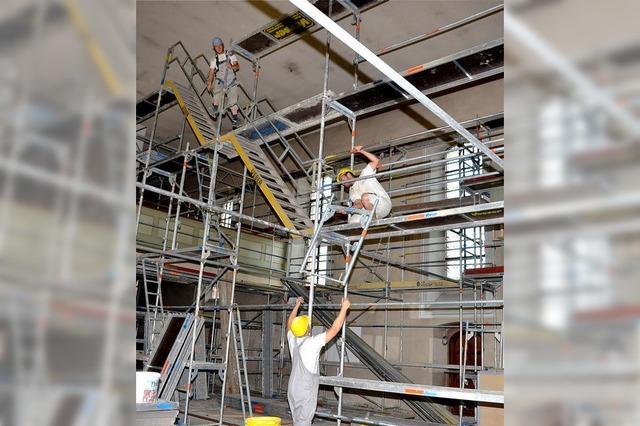 Sanierung der St. Blasius Pfarrkirche soll bis Weihnachten beendet sein