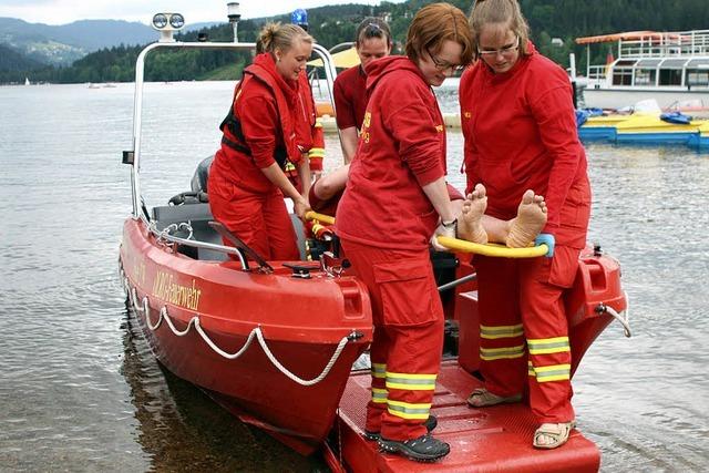 DLRG Titisee-Neustadt fhrt einen Schaueinsatz vor