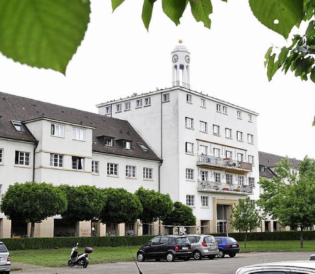 Hinterm Hndelwohnheim sollen Neubauten entstehen.   | Foto: Kunz