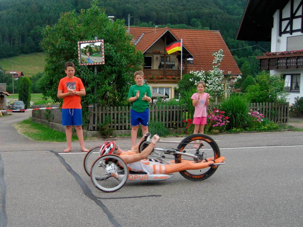 Auch das junge Publikum zollte den Sportlern Beifall.