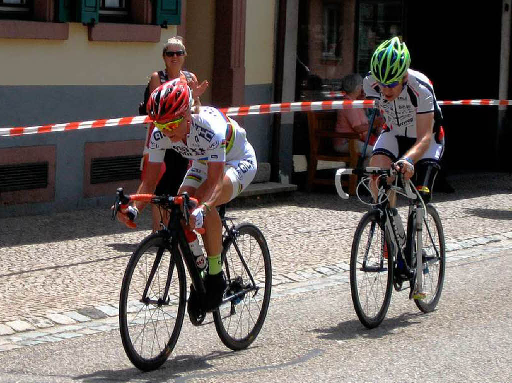 Hier das Straenrennen der Solobiker am Sonntag