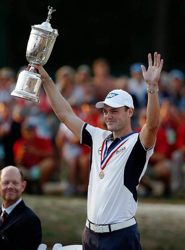 Als erster Deutscher hat Martin Kaymer die US Open gewonnen.  | Foto: dpa