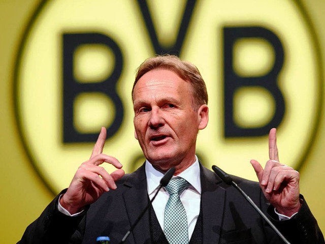 Buhlt um Ginter: BVB-Chef Hans-Joachim Watzke  | Foto: dpa