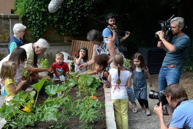 ZDF dreht Imagefilm im Garten der Generationen