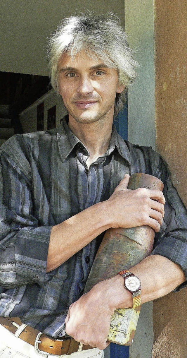 Markus Klausmann aus Waldkirch hat den Staatspreis fr Keramik erhalten.  | Foto: Eberhard Weiss