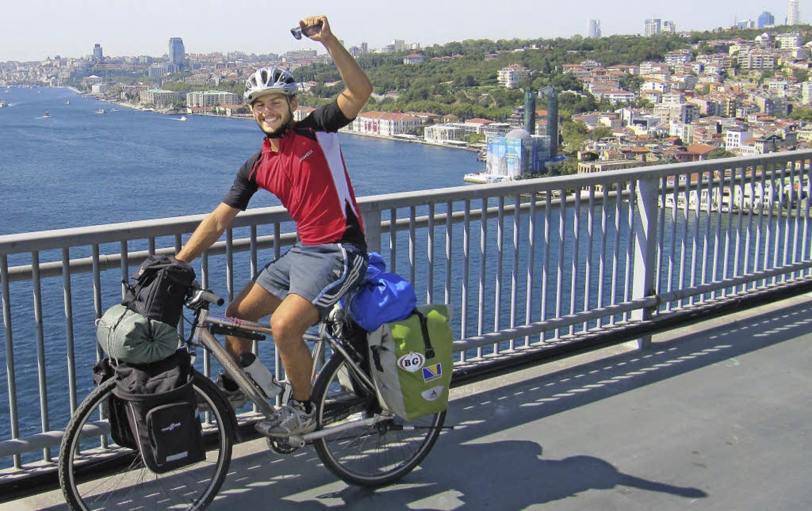 Istanbul liegt schon hinter Philip Lindner und seine beiden Mitstudenten.   | Foto: privat