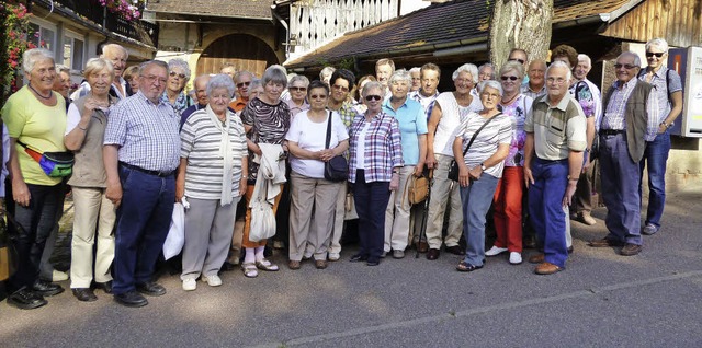 Die  Seniorengruppe der Kirchengemeinde Wollbach-Holzen.  | Foto: zVg