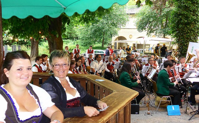 &#8222;Summerblues&#8220; vom  MV  Alp...brunnen gab es in der Codmananlage.     | Foto: Claudia Marchlewski