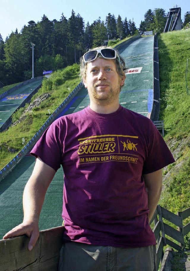 Michael Lais ist seit einem Jahr Schanzen-Koordinator im Adler-Skistadion.    | Foto: DIETER MAURER