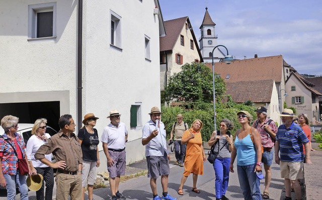 Auf groes Interesse stieen am Wochen...lauen Schuhen) angebotenen Fhrungen.   | Foto: Schopferer