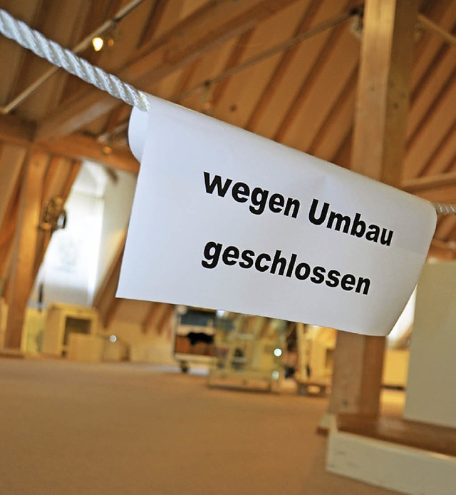 Nur der Dachstuhl, nicht das ganze Museum, bleibt erstmal geschlossen.  | Foto: Alexander Preker