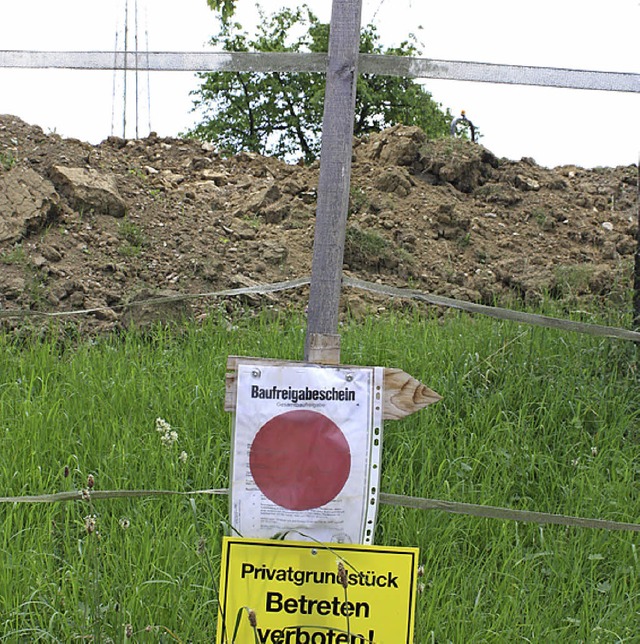 Trotz Baufreigabe ein Fall frs Gericht: die Pferdepension auf dem Dinkelberg   | Foto: Schmidt