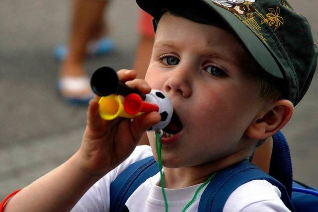 Fotos: Public Viewing auf dem Lahrer Rathausplatz