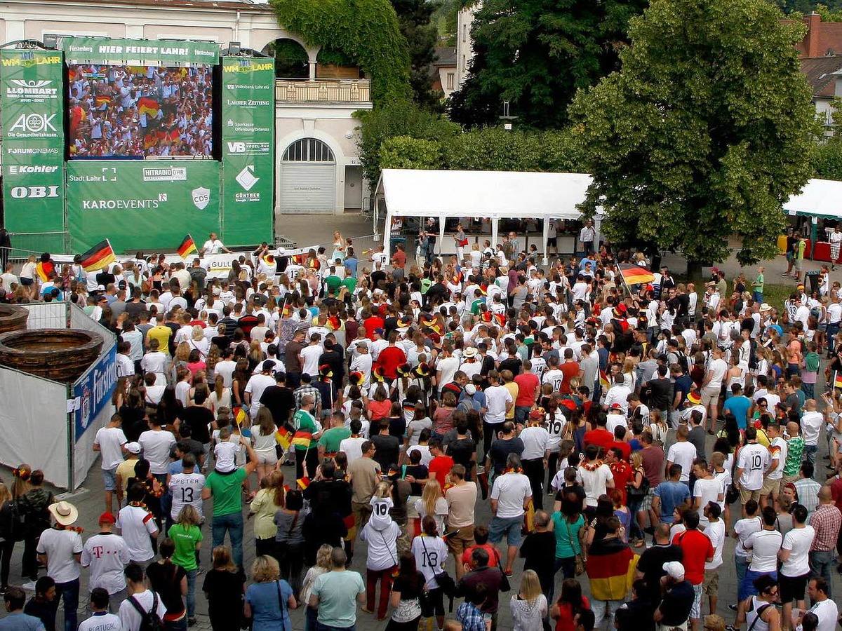 Impressionen vom Fuballabend in Lahr