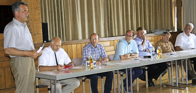 FDP-Veranstaltung in Grafenhausen (von...hael Kasprowicz und Ernst Burgbacher.   | Foto: Dieckmann