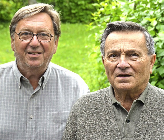 TuS-Geschftsfhrer Werner Haffke und ...renvorsitzender Werner Bieg (rechts).   | Foto: Nikolaus Trenz