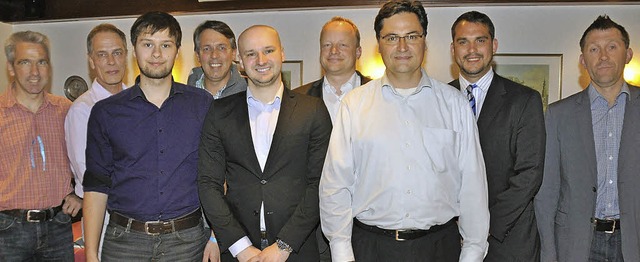 Der neue AfD-Vorstand (von links): Mar...m Hausen (es fehlt Andreas Juschkat).   | Foto: Steckmeister