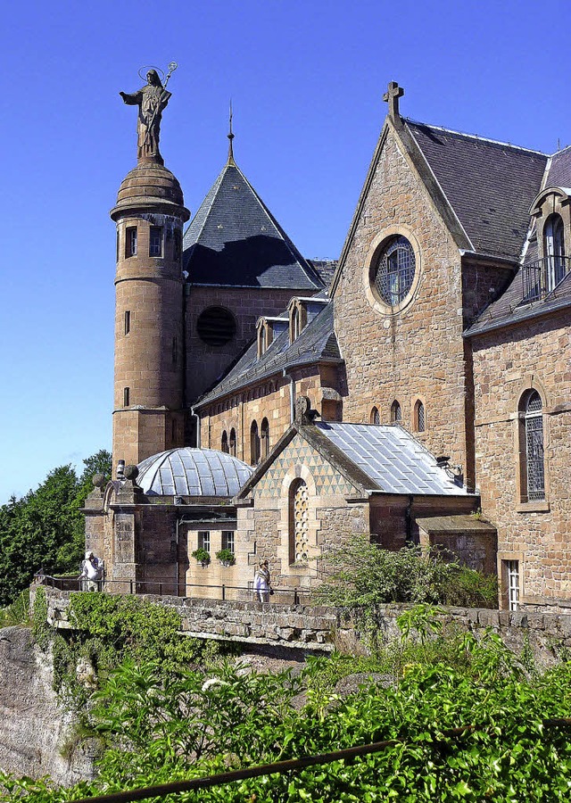 Berhmtester Wallfahrtsort im Elsass: das Kloster auf dem Odilienberg   | Foto: PR