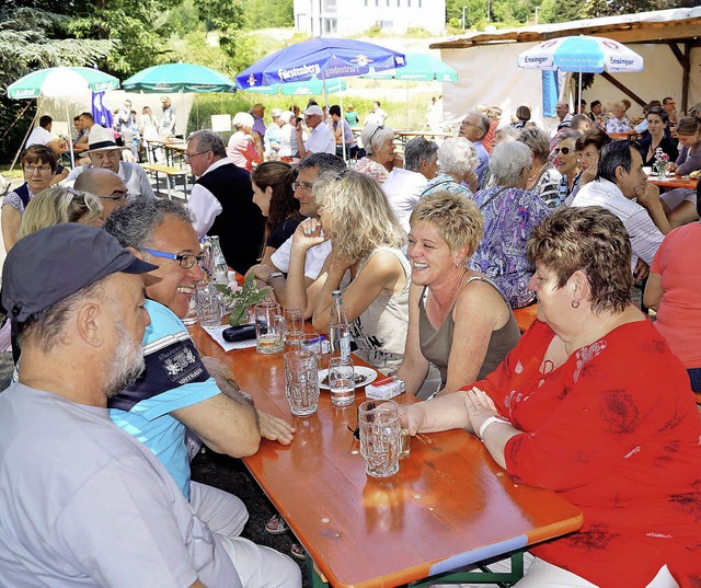 Gute Stimmung herrschte beim Fest der ...von Sales an Fronleichnam in Kandern.   | Foto: Silke Hartenstein